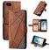 Mobigear Rhombus iPhone SE (2022) Hoesje Bookcase Portemonnee - Bruin