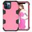 Mobigear Ultra Tough iPhone 12 Pro Max Hoesje Hardcase Backcover Shockproof - Magenta