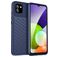 Mobigear Groove Samsung Galaxy A03 Hoesje Flexibel TPU Backcover - Blauw