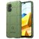 Mobigear Rugged Shield POCO M5 Hoesje Flexibel TPU Backcover Shockproof - Groen