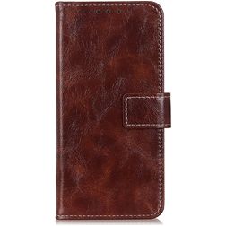 Mobigear Basic Motorola Edge 20 Pro Hoesje Bookcase Portemonnee - Bruin