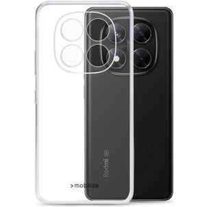 Mobilize Gelly Case Doorzichtig Xiaomi Redmi Note 14 Pro 5G Hoesje Flexibel TPU Backcover - Transparant