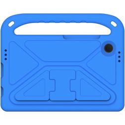 Mobigear AeroArmor Samsung Galaxy Tab A11 Kinder Tablethoes met Handvat + Stylus Houder - Blauw