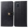 Mobigear Snap Button OPPO A72 Hoesje Bookcase Portemonnee - Zwart