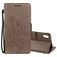 Mobigear Flowers iPhone XR Hoesje Bookcase Portemonnee - Grijs