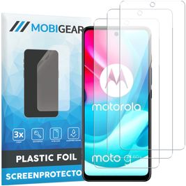 Mobigear Motorola Moto G60s Screenprotector Folie - Case Friendly (3-Pack)