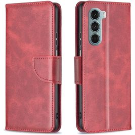Mobigear Excellent Motorola Moto G200 5G Hoesje Bookcase Portemonnee - Rood