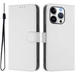 Mobigear Urban Wallet iPhone 16 Pro Hoesje Bookcase Portemonnee - Wit