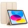 Mobigear Tri-Fold Gel iPad 11 (2025) Hoes TPU,Kunstleer Bookcase - Goud