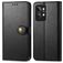 Mobigear Snap Button Realme GT2 Pro Hoesje Bookcase Portemonnee - Zwart
