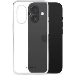 Mobilize Gelly Doorzichtig iPhone 16 Hoesje Flexibel TPU Backcover - Transparant