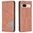 Mobigear Rhombus Slim Google Pixel 8a Hoesje Bookcase - Bruin