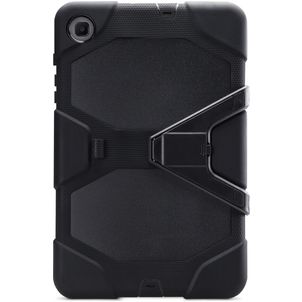 Xccess Survivor Essential Samsung Galaxy Tab S6 Lite Hoes Hard Kunststof,Siliconen Backcover + Standaard - Zwart