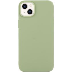 Mobigear Colors iPhone 14 Hoesje Flexibel TPU Backcover - Groen