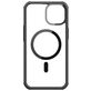 Valenta Full Cover iPhone 15 MagSafe Hoesje Gehard Glas Backcover Shockproof - Transparant / Zwart