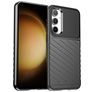 Mobigear Groove Samsung Galaxy S23 FE Hoesje Flexibel TPU Backcover - Zwart
