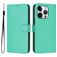 Mobigear Urban Wallet iPhone 16 Pro Hoesje Bookcase Portemonnee - Groen