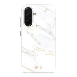 MIO Samsung Galaxy A36 MagSafe Hoesje Hardcase Backcover - White Marble