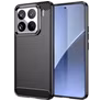 Mobigear Brushed Slim Xiaomi 15 Pro Hoesje Flexibel TPU Backcover - Zwart