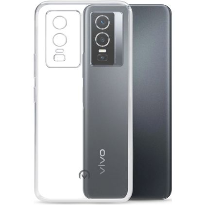 Mobilize Gelly Doorzichtig Vivo Y76 Hoesje Flexibel TPU Backcover - Transparant