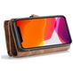 Caseme 008 iPhone 11 Hoesje Uitneembare 2in1 Bookcase Portemonnee - Bruin