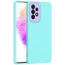 Mobigear Colors Samsung Galaxy A73 Hoesje Flexibel TPU Backcover - Turquoise