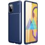 Mobigear Racing Samsung Galaxy M51 Hoesje Flexibel TPU Backcover - Blauw