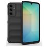 Mobigear Bumpy Samsung Galaxy A16 Hoesje Flexibel TPU Backcover - Zwart
