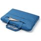 Mobigear Denim Zipper Laptop Schoudertas 13 - 14 inch Laptoptas - Blauw
