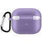 Mobigear Classic Apple AirPods 3 Hoesje Flexibel Siliconen - Paars