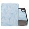 Mobigear Tri-Fold Marble iPad 10 (2022) Hoes Bookcase + Stylus Houder - Blauw