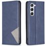 Mobigear Rhombus Slim Samsung Galaxy S24 Hoesje Bookcase - Blauw