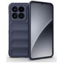 Mobigear Bumpy Xiaomi 15 Hoesje Flexibel TPU Backcover - Donkerblauw