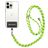 Mobigear Lanyard Universeel Verstelbaar Telefoonkoord - Zwart / Groen