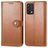 Mobigear Snap Button Realme GT Master Edition Hoesje Bookcase Portemonnee - Bruin
