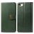 Mobigear Snap Button iPhone 8 Hoesje Bookcase Portemonnee - Groen