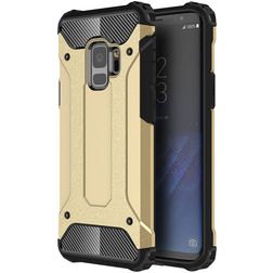 Mobigear Outdoor Samsung Galaxy S9 Hoesje Hardcase Backcover Shockproof - Goud