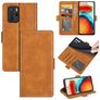 Mobigear Slim Magnet POCO X3 GT Hoesje Bookcase Portemonnee - Cognac