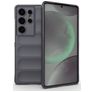 Mobigear Bumpy Samsung Galaxy S25 Ultra Hoesje Flexibel TPU Backcover - Grijs