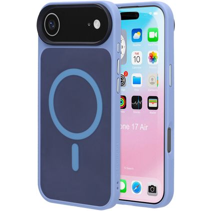 Mobiparts Hardcover iPhone Air MagSafe Hoesje Hardcase Backcover - Satin Light Blue