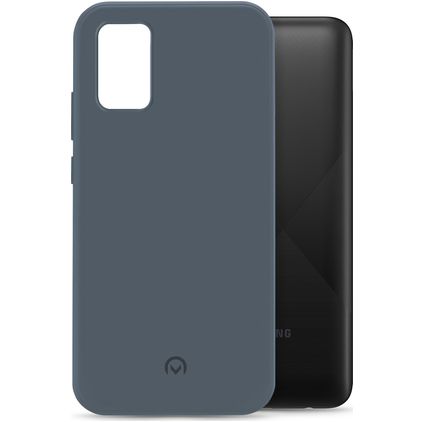 Mobilize Rubber Gelly Samsung Galaxy A02s Hoesje Flexibel TPU Backcover - Matt Blue
