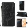 Mobigear Butterfly Realme C31 Hoesje Bookcase Portemonnee - Zwart