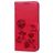 Mobigear Roses Samsung Galaxy A10 Hoesje Bookcase Portemonnee - Rood