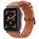 Dux Ducis Business Leren Apple Watch Bandje Gespsluiting - 49/46/45/44 mm - Cognac