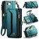CaseMe C36 iPhone 16e Hoesje Bookcase Portemonnee - Blauw