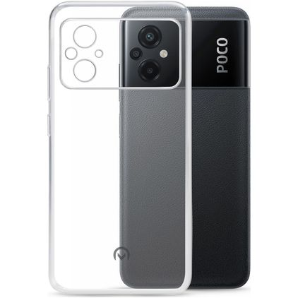 Mobilize Gelly Doorzichtig POCO M5 Hoesje Flexibel TPU Backcover - Transparant