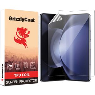 GrizzlyCoat Samsung Galaxy Z Flip 5 Hydrogel TPU Screenprotector - Case Friendly - Zwart