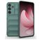 Mobigear Bumpy Samsung Galaxy S25 FE Hoesje Flexibel TPU Backcover - Groen