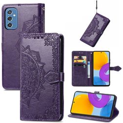Mobigear Mandala Samsung Galaxy M52 Hoesje Bookcase Portemonnee - Paars