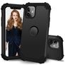 Mobigear Ultra Tough iPhone 11 Hoesje Hardcase Backcover Shockproof - Zwart